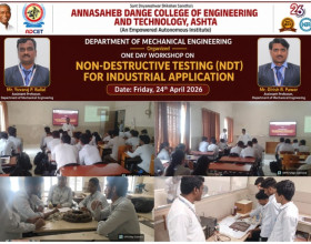 Workshop on Non-Destructive Testing (NDT) for Industrial Application