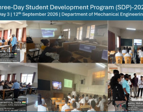 Three-Day Student Development Program (SDP) – 2026