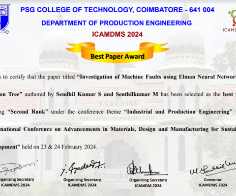 Best Paper Award