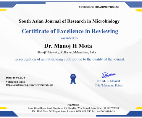 Outstanding Contribution to the quality of the journal