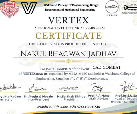 Winner in CAD Combat