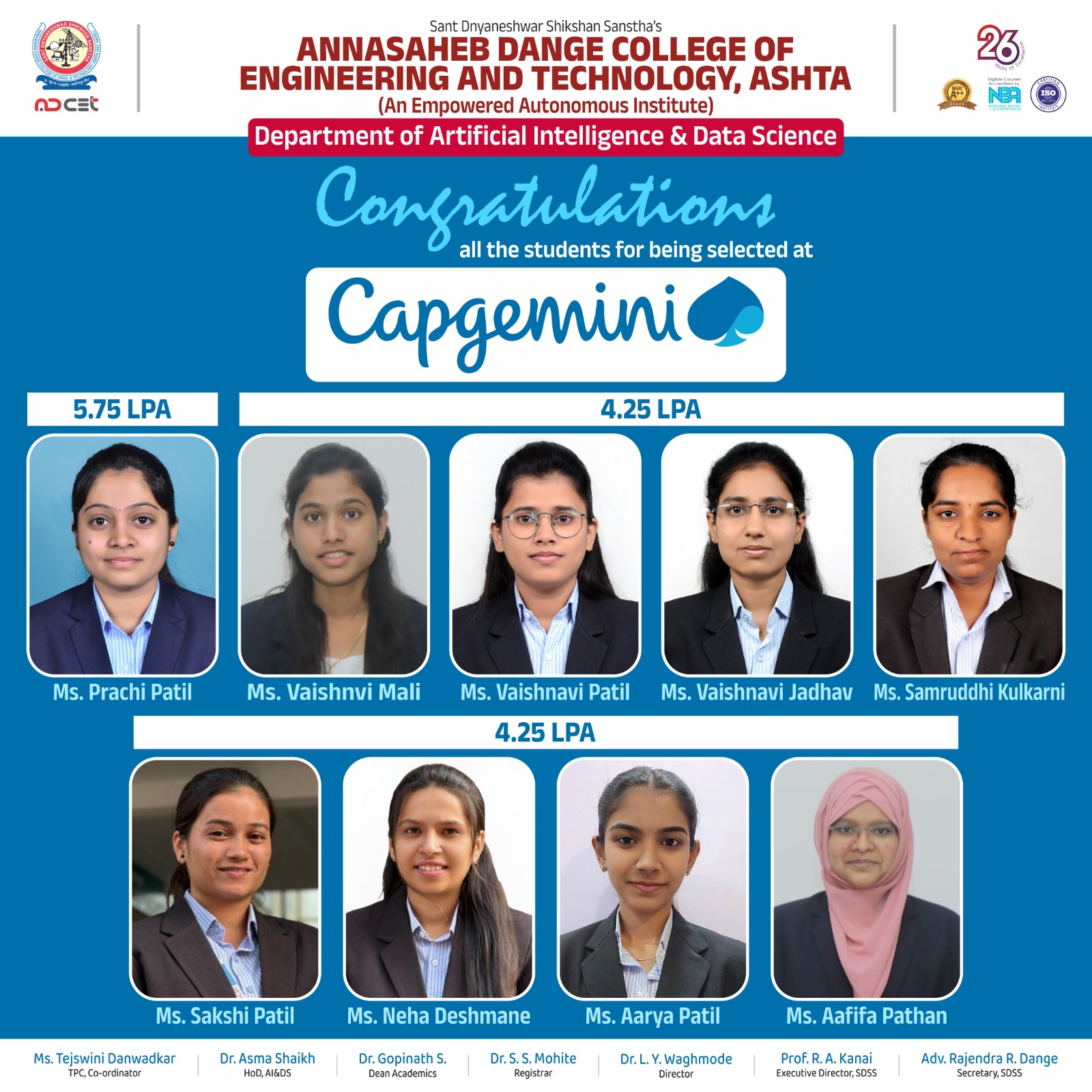 Congratulations for Campus Selection in 