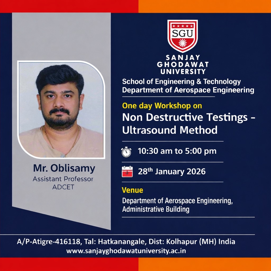 One-Day Workshop on Non-Destructive Testing (NDT) – Ultrasound Method